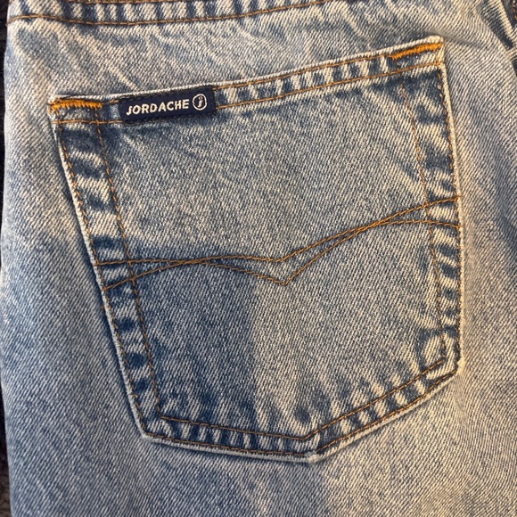 Vintage 90s Jordache Light Blue Denim Jeans high raise tapered mom jeans 11/12 - Picture 6 of 7